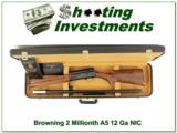 Browning A5 Light 12 Belgium 2 Millionth unfired in case! - 1 of 4