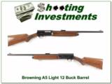 Browning A5 Light 12 with 24in rifled barrel! - 1 of 4