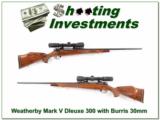 Weatherby Mark V Deluxe 300 with 30mm Burris - 1 of 4