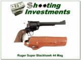 Ruger Super Blackhawk 44 Mag 7.5in Blued with holster - 1 of 4