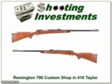 Remington 700 Custom Shop 416 Taylor - 1 of 4