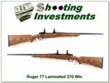 Ruger 77 270 Winchester Laminated stock - 1 of 4