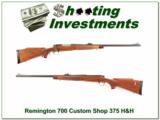 Remington 700 Custom Shop 375 H&H Mag nice! - 1 of 4