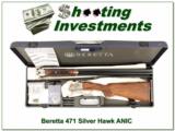 Beretta 471 Silver Hawk 20 Gauge SxS unfired in case! - 1 of 4