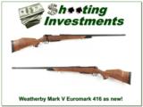 Weatherby Mark V Euromark 416 Wthy as new! - 1 of 4