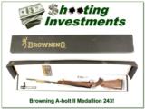 Browning A-bolt II 243 Medallion factory new! - 1 of 4