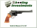 Smith & Wesson Model 27-2 8in 357 collector - 1 of 4