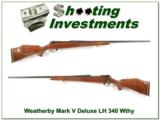Weatherby Mark V Deluxe LH 340 Wthy Mag - 1 of 4