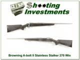 Browning A-bolt Stainless Stalker 270 Winchester - 1 of 4