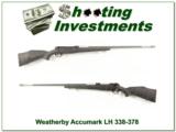 Weatherby Mark V Accumark Left Hand 338-378! - 1 of 4