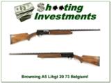Browning A5 Light 20 73 Belgium 26in IC VR! - 1 of 4