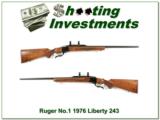 Ruger No. 1 1976 Liberty 243 Win! - 1 of 4
