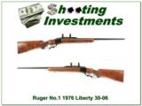 Ruger No. 1 1976 Liberty 30-06 XX Wood! - 1 of 4
