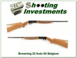 Browning 22 Auto 65 Belgium Blond Exc Cond! - 1 of 4