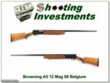 Browning A5 12 Magnum 68 Belgium Blond! - 1 of 4