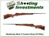 Weatherby Mark V Custom Shop 26in 270 Wthy - 1 of 4