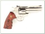 Colt Python 4in Polished Nickel 1976 in box! - 2 of 4