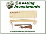 Churchill Winsor, I 28 Ga SxS in box! - 1 of 4