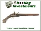 Turkish Horse Mane Flintlock Antique! - 1 of 4