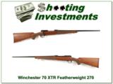 Winchester 70 XTR Featerweight 270 Winchester! - 1 of 4