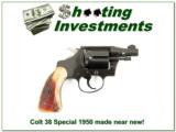 Colt 38 Special 2in made in 1950 with letter Exc Cond! - 1 of 4