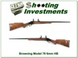 Browning Model 78 hard to find 6mm Heavy Barrel! - 1 of 4