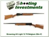Browning A5 Light 12 70 Belgium 26in IC VR! - 1 of 4
