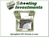 Springfield 1911 45 ACP GI-Mil Spec Exc Cond in case - 1 of 4