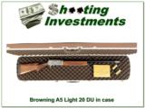 Browning A5 Light 20 Ducks Unlimited in case! - 1 of 4