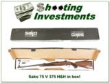 Sako 75 in 375 H&H near new in box! - 1 of 4