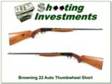 Browning 22 Auto 50’s Belgium Thumbwheel Short! - 1 of 4