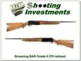 Browning BAR 69 Belgium Grade II 270 Blond - 1 of 4