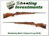 Weatherby Mark V Deluxe 30-06 9-Lug Exc! - 1 of 4