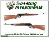 Browning Model 71 348 Winchester near new! - 1 of 4