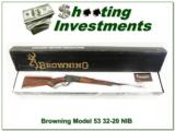 Browning Model 53 Deluxe 32-20 XX Wood NIB! - 1 of 4