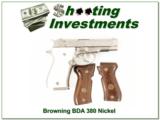 Browning BDA Nickel Walnut 380 made in 1985 - 1 of 4