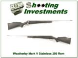 Weatherby Mark V Stainless Fibermark rare 280 Remington! - 1 of 4