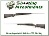 Browning A-bolt II Stainless 338 Win Mag Exc Cond! - 1 of 4