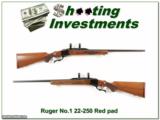 Ruger No. 1 Red Pad 22-250 - 1 of 4