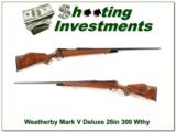 Weatherby Mark V Deluxe 300 Wthy Mag 26in - 1 of 4