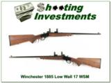 Winchester 1885 Low Wall 17 WSM - 1 of 4