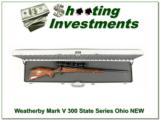 Weatherby Mark V 1 of 2 Ohio State series NIC with scope! - 1 of 4