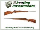 Weatherby Mark V Deluxe 300 Wthy Mag XX Wood! - 1 of 4