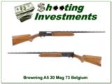 Browning A5 20 Magnum 73 Belgium Exc Cond! - 1 of 4