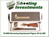Browning Superposed 20 Gauge Pigeon Grade NIB! - 1 of 4