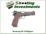 1976 Belgium Browning 9mm Hi-Power Custom - 1 of 4