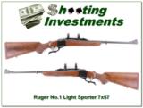 Ruger No.1 Light Sporter Red Pad 7x57 unfired - 1 of 4