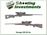 Savage 220 Youth 20 Gauge Slug gun with Nikon scope! - 1 of 4