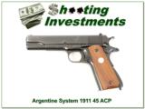 Argentine System Colt 1911 Exc Cond! - 1 of 4