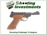 Browning Challenger 4.5in 72 Belgium in pouch as NEW - 1 of 4